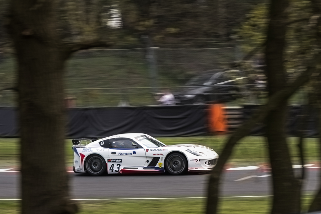Morten Dons føler sig allerede hjemme i sin Ginetta G55 GT4
(Foto: Gripping Media ApS)